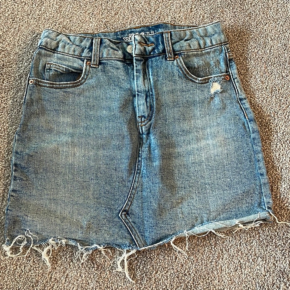 Wild Fable Jean Skirt